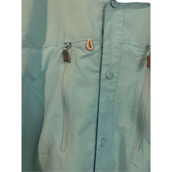 Columbia Mens Blue Full Buttons Up Collared Long Sleeve Fishing Shirt Size XXL - Picture 6 of 16